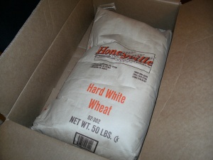 Here it is - plain and simple. 50 lbs of wheat.